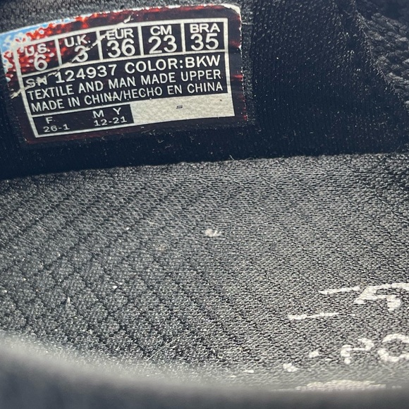 SKECHERS WORKOUT WALKER , HYPER BURST Trainers , Black, Size 6 - Picture 6 of 7